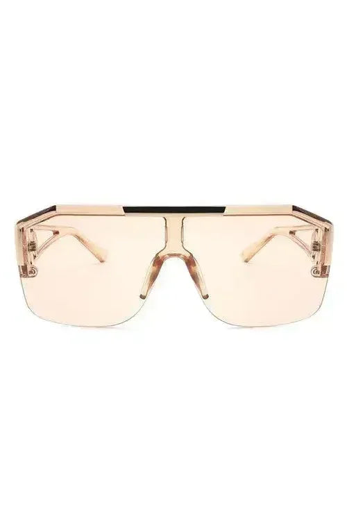 Square Oversize Retro Sunglasses - 100% UV Protection | Femstylo