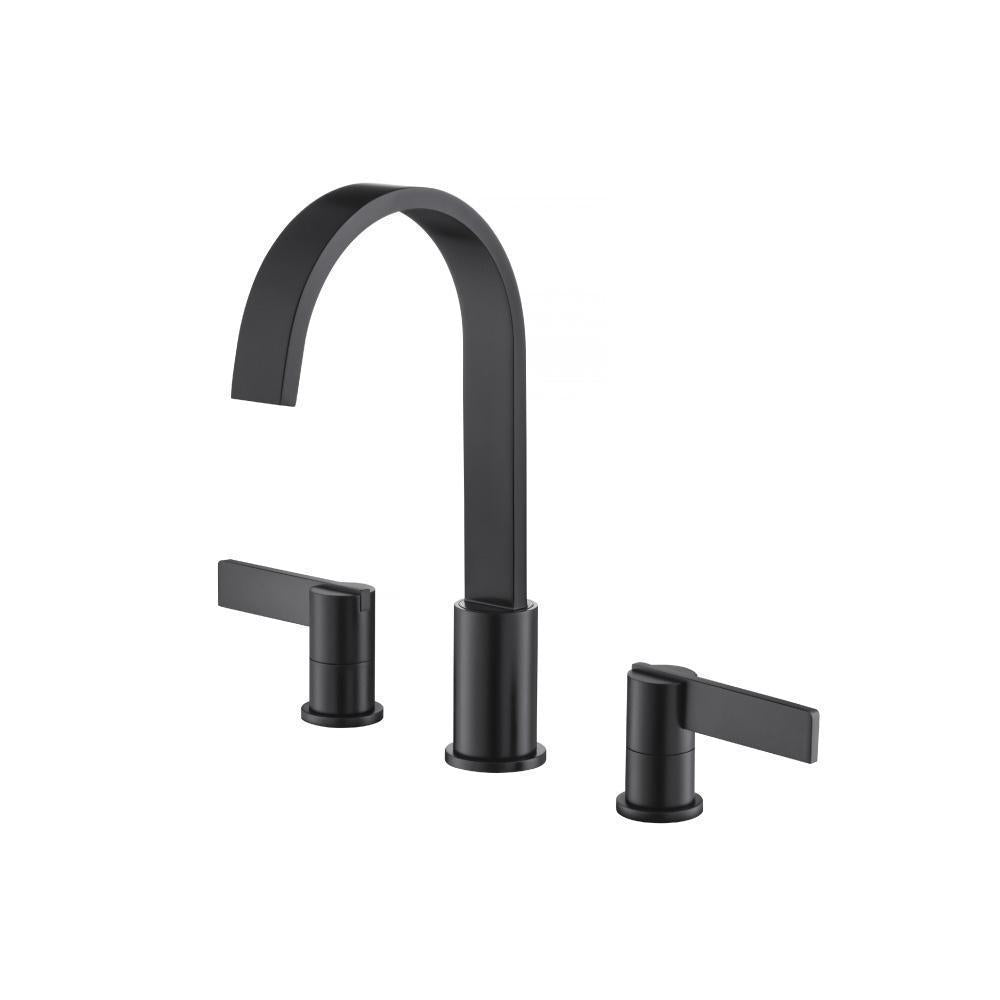 Flusso 145.2000 Three Hole 8" Widespread Two Handle Bathroom Faucet