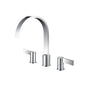 Flusso 145.2410 3 Hole Deck Mount Roman Tub Faucet