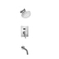 Flusso 145.3200 Two Output Shower Set With Shower Head And Tub Spout