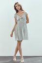 Bow Tie Front Cap Sleeves Emma Dress Daisy Floral | Apparel | Kitchen + Metal