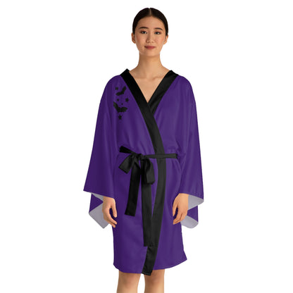 Gothic Graveyard Babe Kimono Robe