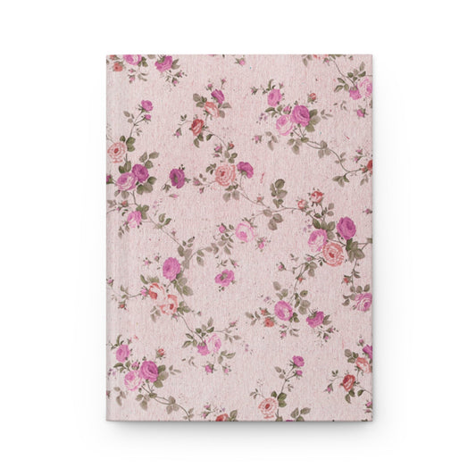 Floral Hardcover Journal, Elegant Notebook, Writing Journal for Artists, Gift for Writers, Floral Diary, Personal Organizer, Vintage Journal