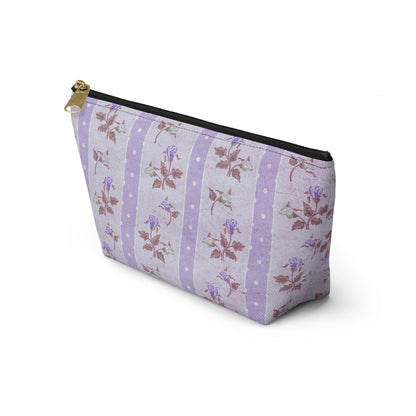 Customizable: Chic Floral Accessory Pouch, Makeup Bag, Travel Organizer, Gift for Her, Floral Toiletry Bag, Cute Pencil Case