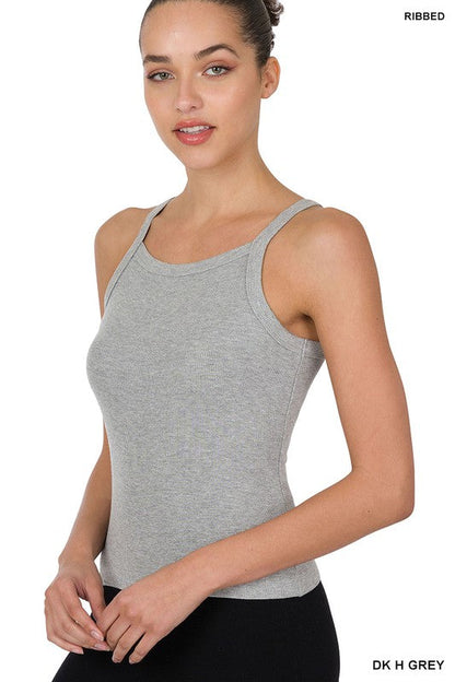ZENANA Ribbed Soft Rayon Cami