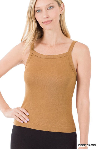 ZENANA Ribbed Soft Rayon Cami