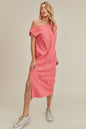 Aemi + Co Side Slit Round Neck Sleeveless Midi Dress | Apparel | Under $100 | Kitchen + Metal