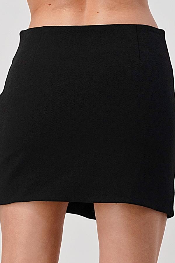 High-Waisted Zip-Front Mini Skirt | Apparel | Kitchen + Metal