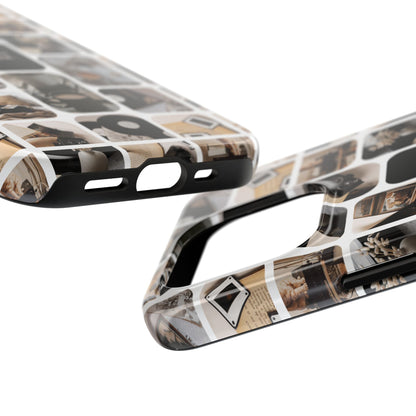 Retro Collage Phone Case - You Are Valued, Durable Protection for Your Device, Thoughtful Gift for Friends & Family, Perfect for Any [...]