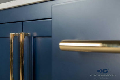 Ashley 60" Blue Single Bowl Bathroom Cabinet