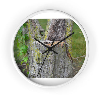 Tree Stump Wall clock