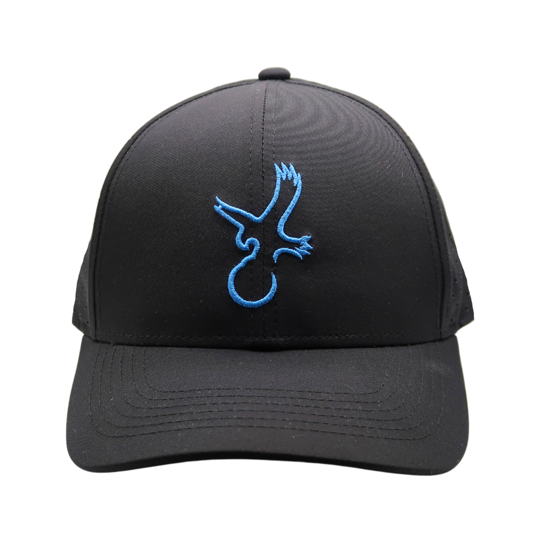 Black/Carolina Blue Eagle Performance Hat