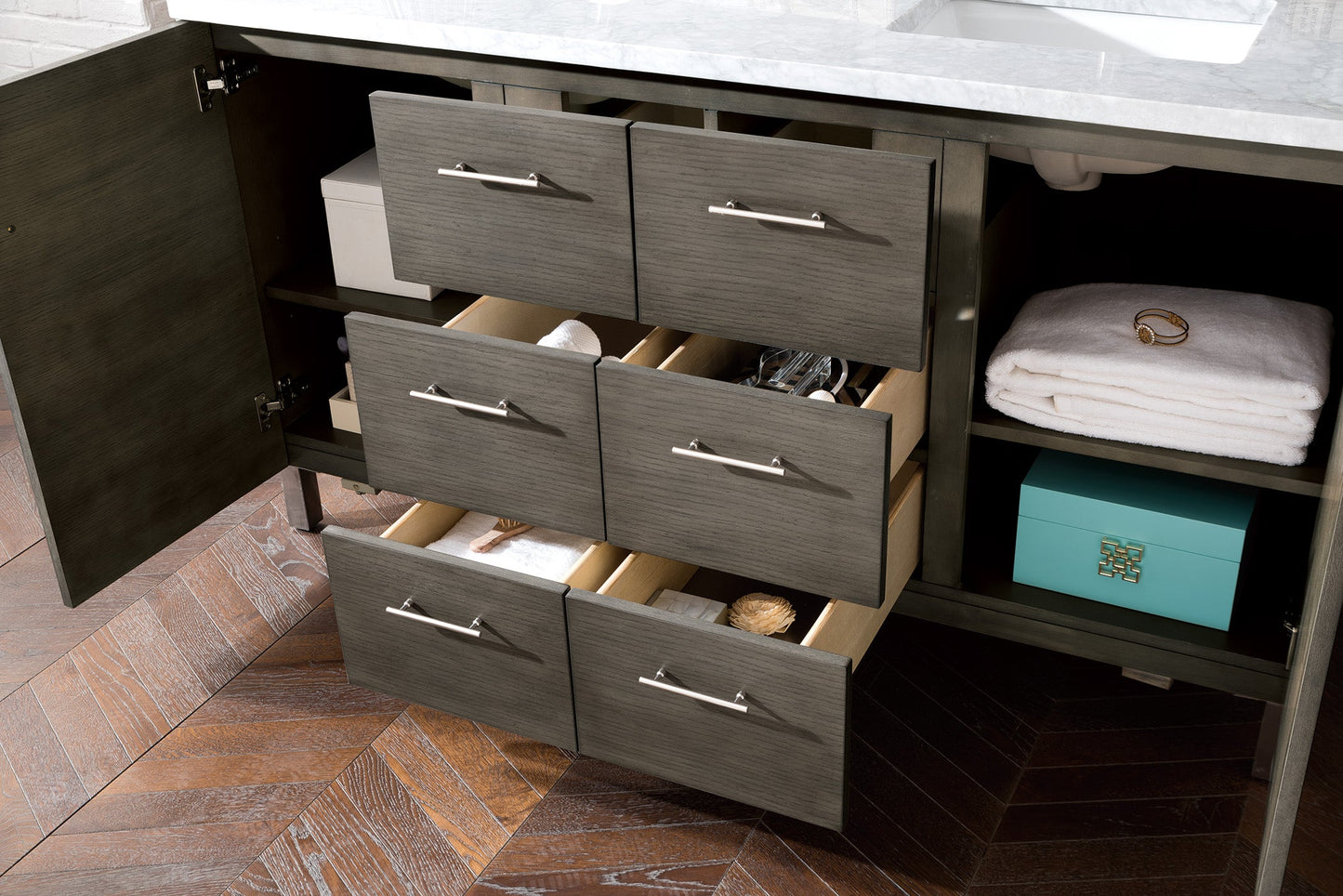 Metropolitan 60" Double Vanity Cabinet