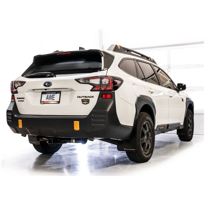 AWE 20-25 Subaru Outback (Wilderness & XT) 0FG Catback Exhaust w/Dual BashGuards