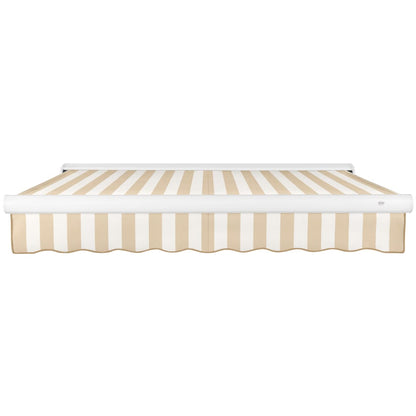 [14x10FT] Awntech Key West Premium Manual Outdoor Retractable Awning [FCM14-SBY] (SAK39625)