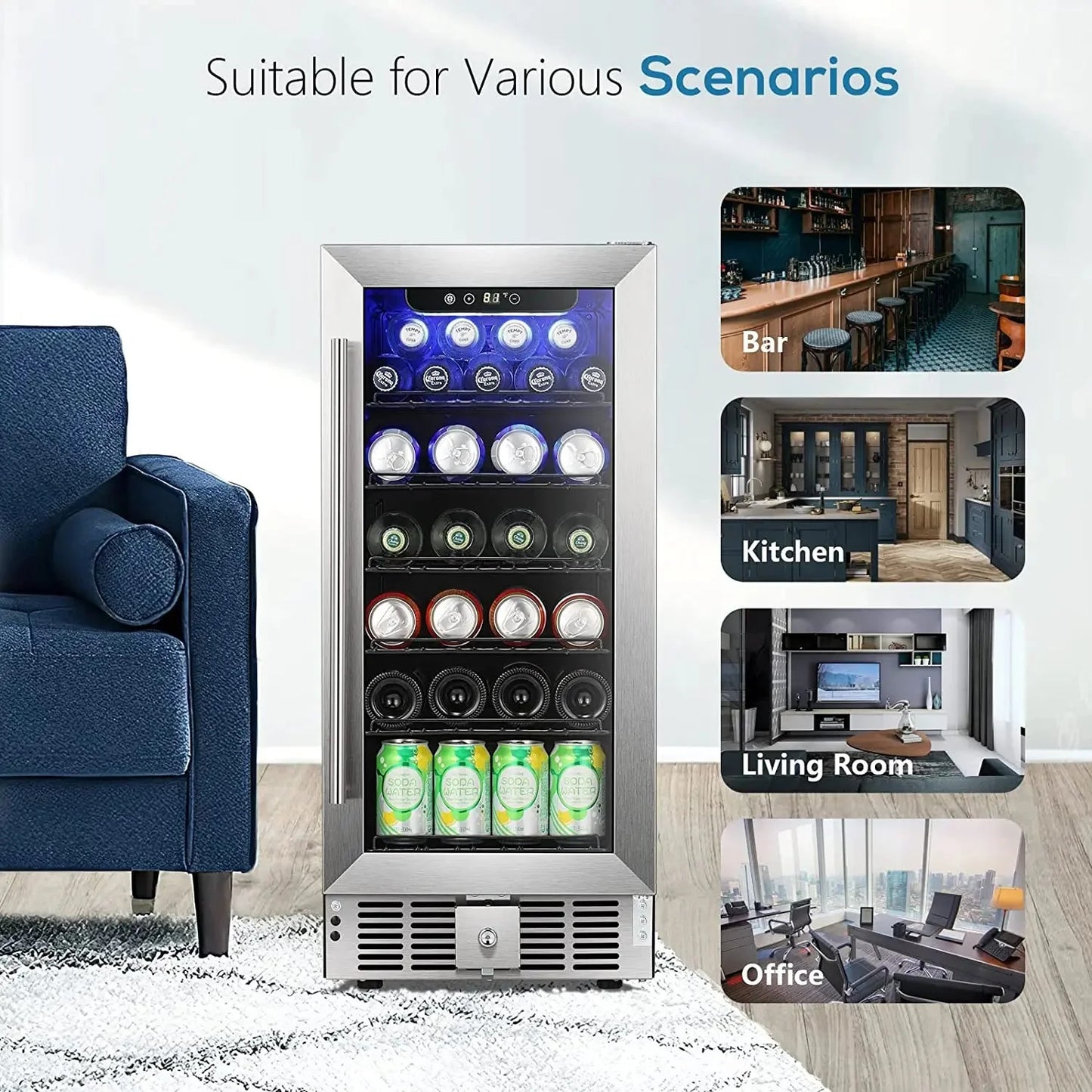 15 Inch  Beverage Refrigerator W5185B