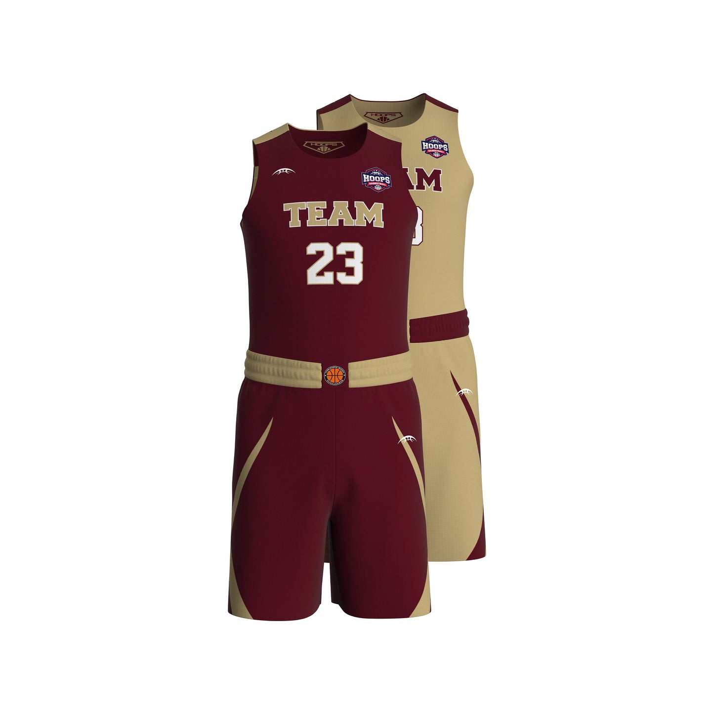 Custom All-Star Reversible Basketball Uniform  - 150 Horn