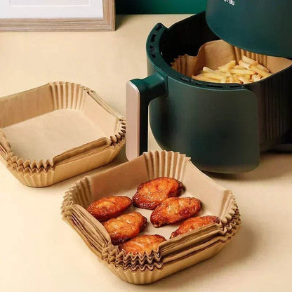 Air Fryer Paper Accessories Airfryer Baking Paper Disposable Liners, Non stick Parchment Aerogrill Paper for Convection Oven