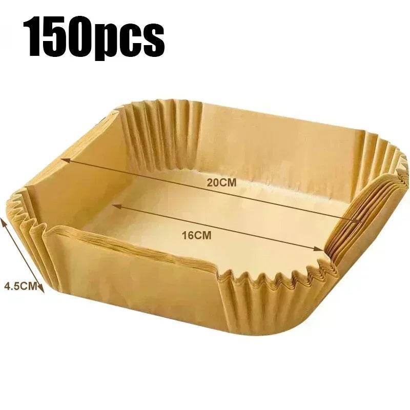 Air Fryer Paper Accessories Airfryer Baking Paper Disposable Liners, Non stick Parchment Aerogrill Paper for Convection Oven