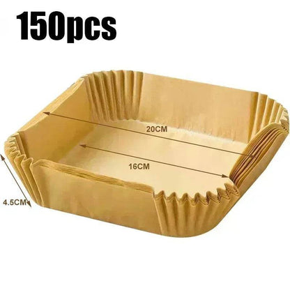 Air Fryer Paper Accessories Airfryer Baking Paper Disposable Liners, Non stick Parchment Aerogrill Paper for Convection Oven
