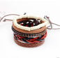 Vintage Punk Leather Wrap Bracelet - Multilayer Beaded Bracelet for Men & Women