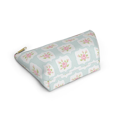Customizable: Chic Floral Accessory Pouch, Makeup Bag, Cosmetic Case, Toiletries Organizer, Gift for Her