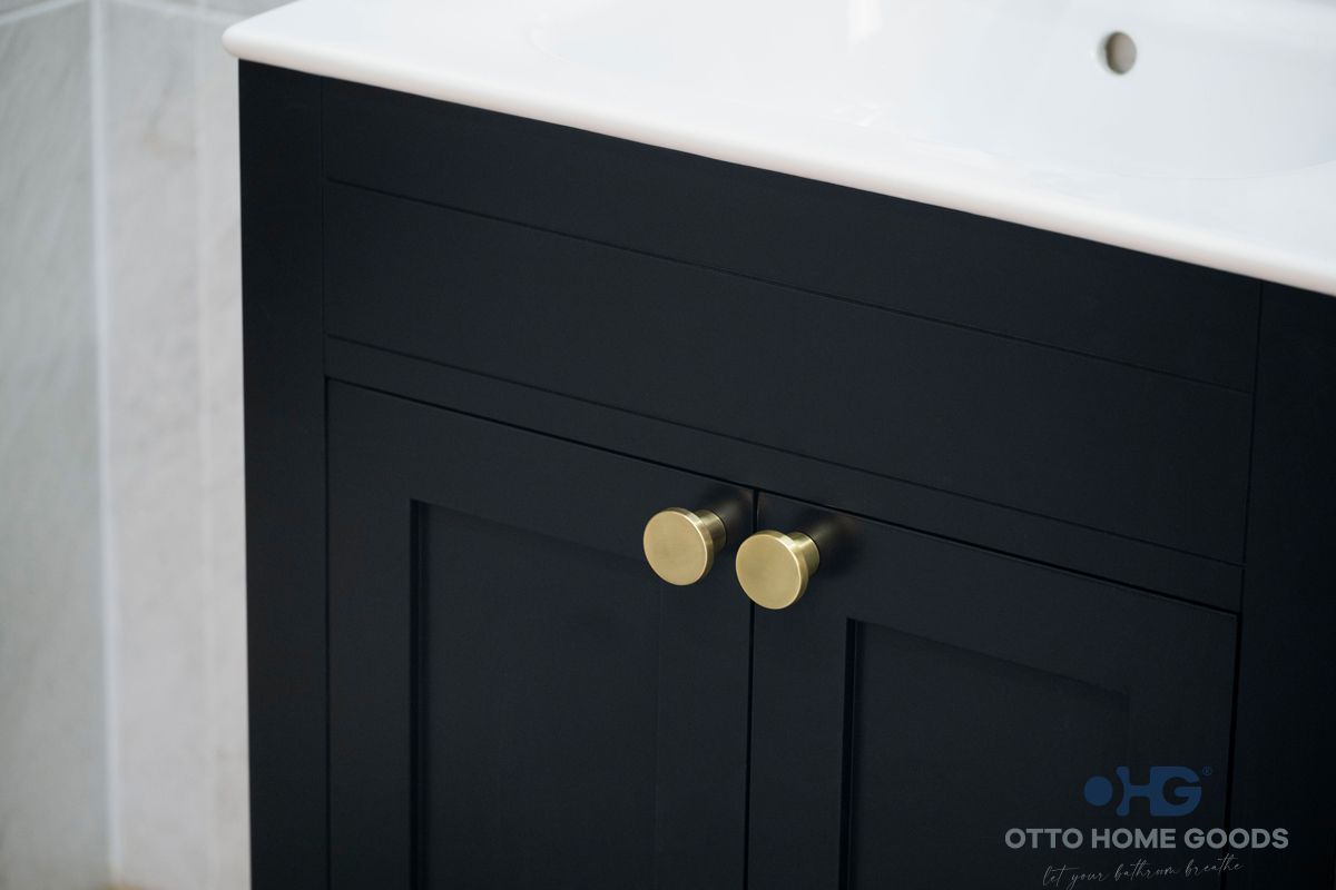 Aria Black 24" Bathroom Cabinet