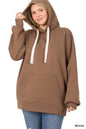 ZENANA Plus Oversized Hoodie Longline Sweatshirt