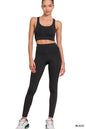 ZENANA Athletic Racerback Tank Top & Leggings Set