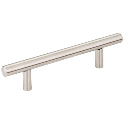 96 mm Center-to-Center Hollow Matte Black Stainless Steel Naples Cabinet Bar Pull