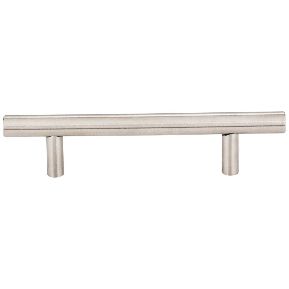 96 mm Center-to-Center Hollow Matte Black Stainless Steel Naples Cabinet Bar Pull