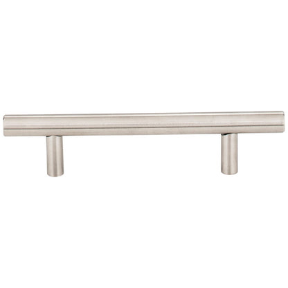 96 mm Center-to-Center Hollow Matte Black Stainless Steel Naples Cabinet Bar Pull