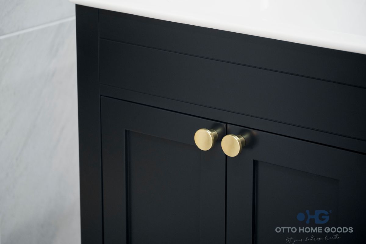 Aria Black 36" Bathroom Cabinet