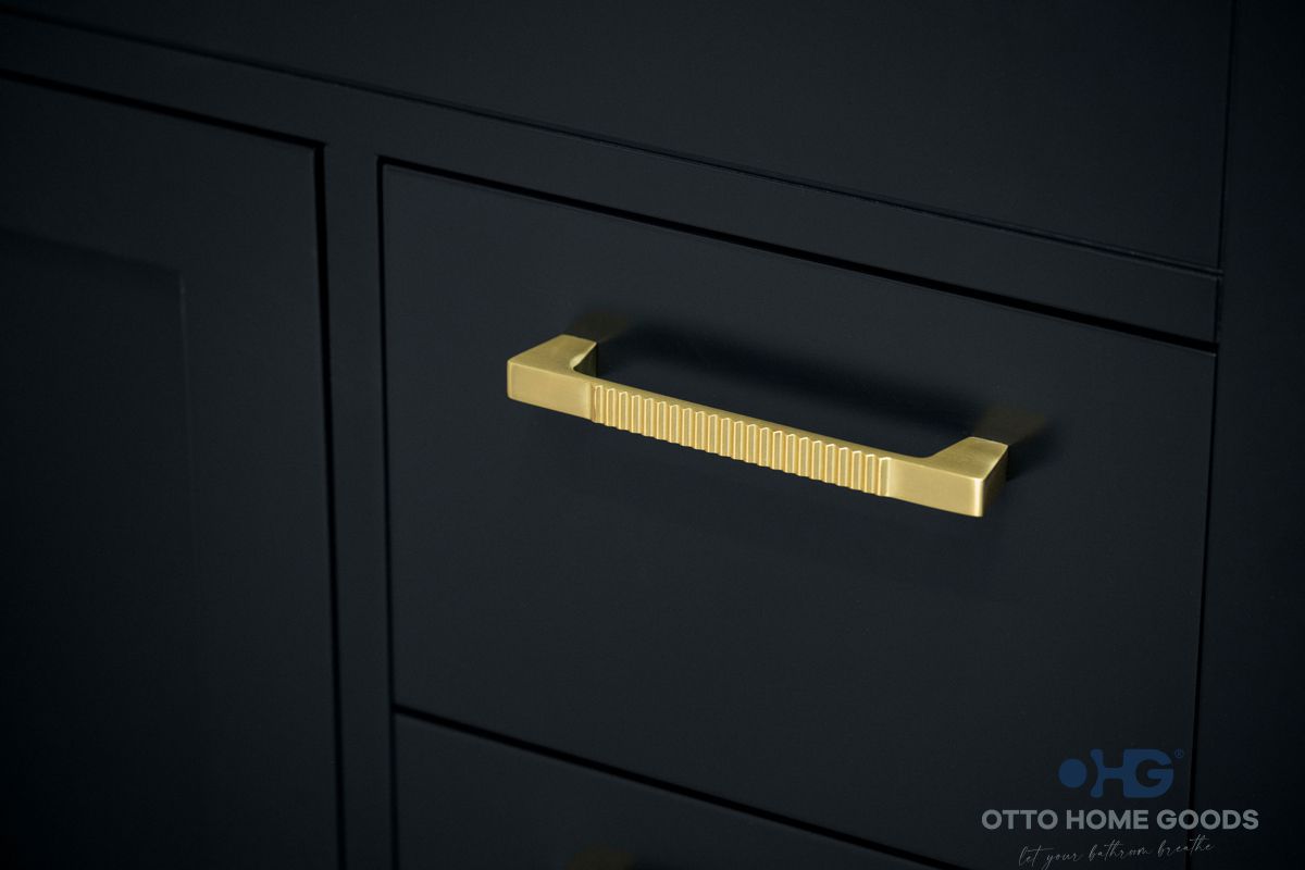 Aria Black 36" Bathroom Cabinet