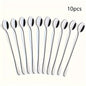 Set of 410 Stainless Steel Long Iced Tea Spoons