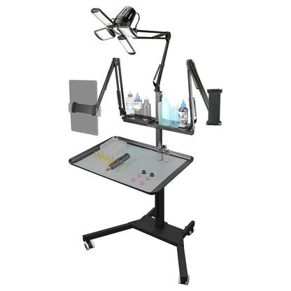 TAIDU PROMOTION MULTI-FUNCTIONAL DOUBLE HOLDER TATTOO BENCH WITH LIGHT