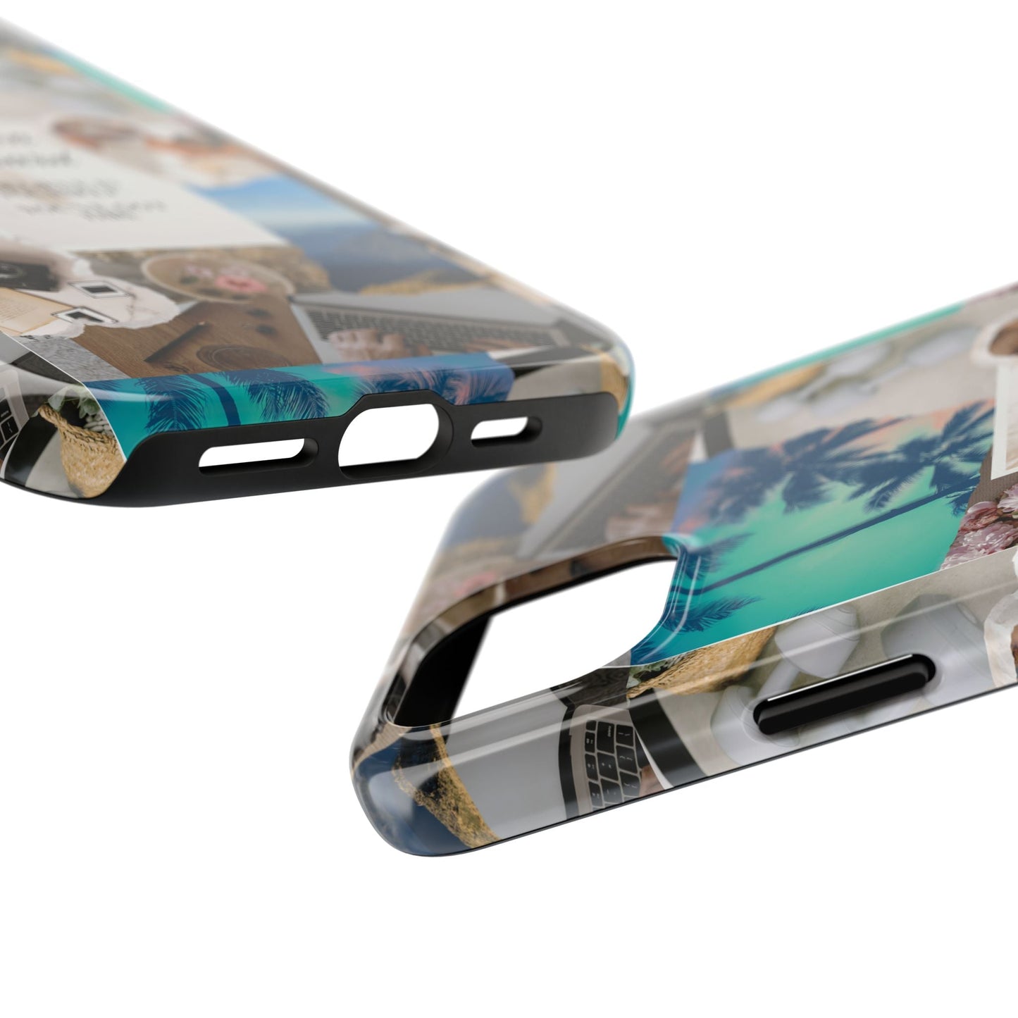 Inspiring Vision Board Phone Case, Motivational Tough Case, Adventurous Gift for Her, Self-Care, Dream Big, Unique Phone Accessory