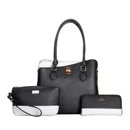 LANY Colorblock Bag Set - 3-Piece Wallet & Pouch | Femstylo