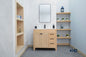 Aria Natural OAK 36" Bathroom Cabinet