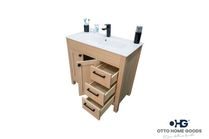 Aria Natural OAK 36" Bathroom Cabinet