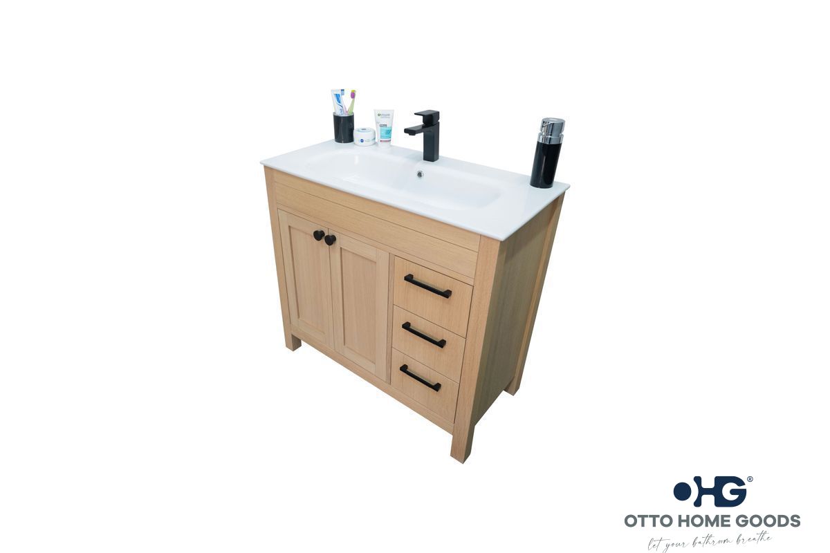 Aria Natural OAK 36" Bathroom Cabinet