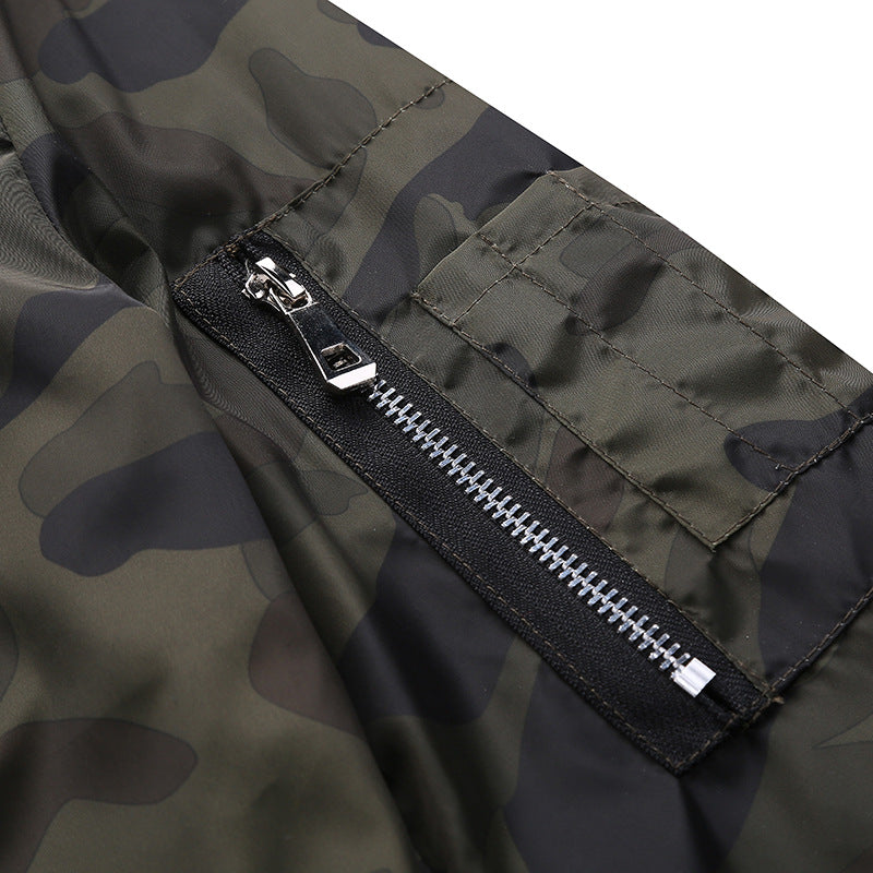 Men's Camouflage Jacket Men's Coat Camouflage Bomber Jacket Men's Jacket