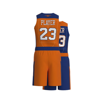 Custom All-Star Reversible Basketball Uniform  - 159 Falcon