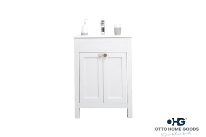 Aria White 24" Bathroom Cabinet