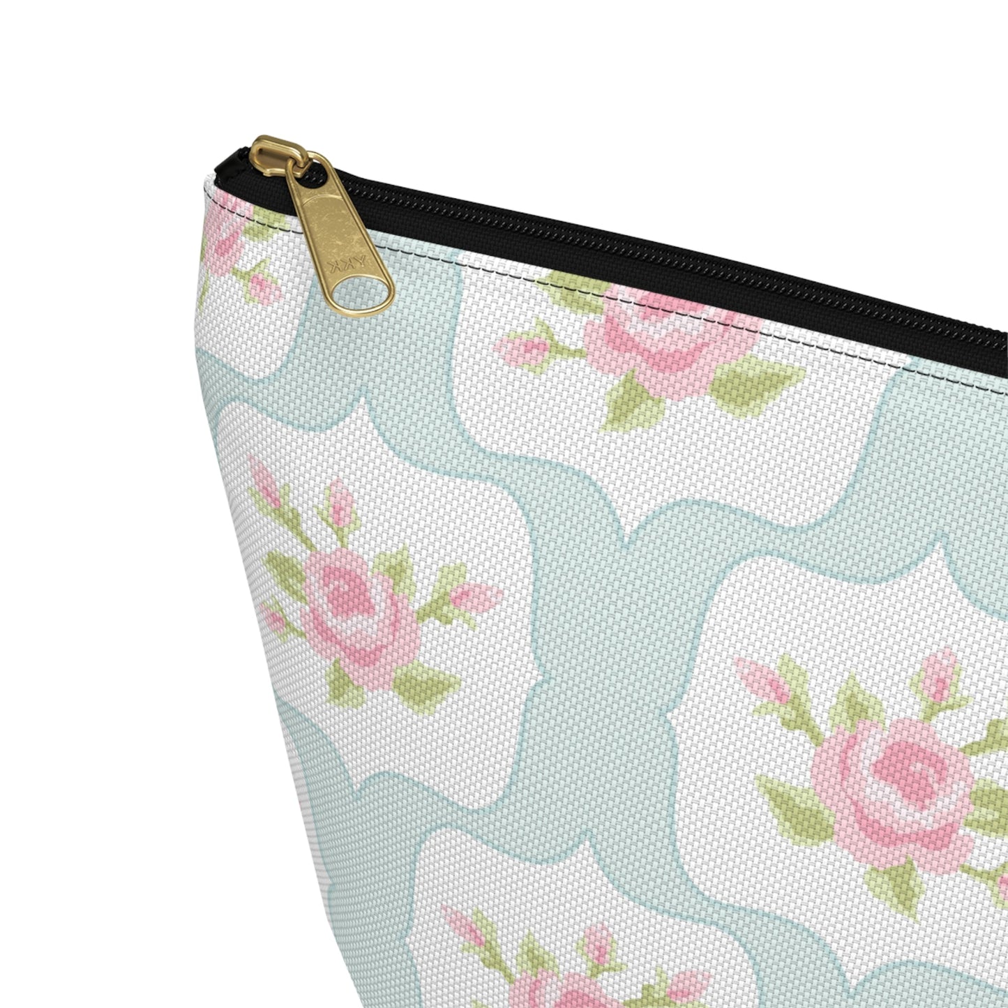 Customizable: Chic Floral Accessory Pouch, Makeup Bag, Cosmetic Case, Toiletries Organizer, Gift for Her