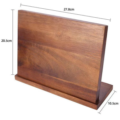 Solid Wood Magnetic Knife Holder Kitchen Creative Multifunctional