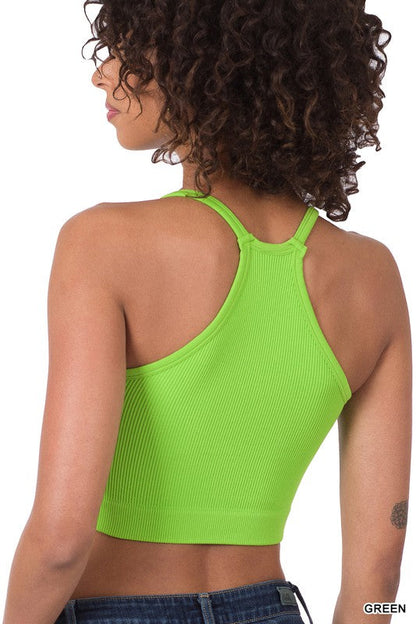 ZENANA Ribbed Seamless Cami Top