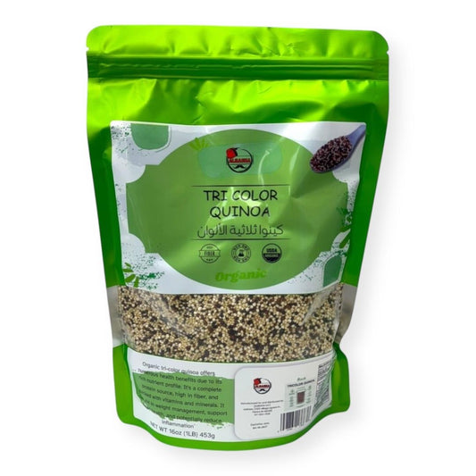 Organic Tricolor Quinoa 100% Pure Non-GMO Gluten-Free Superfood by Albasha
