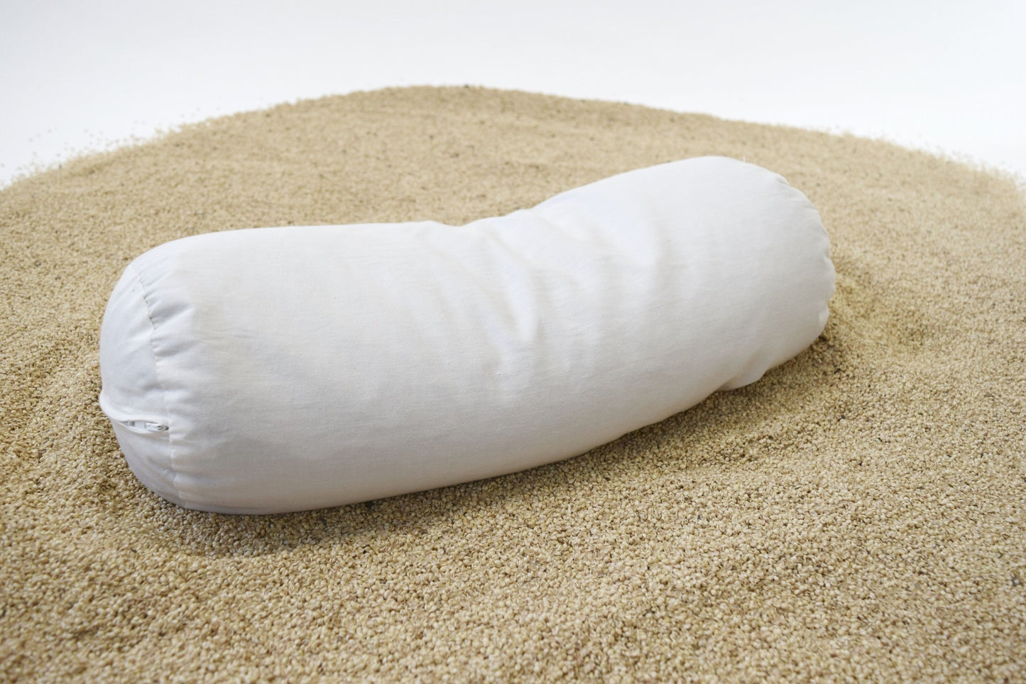 Neck Roll Pillow - Buckwheat or Millet hulls, Organic WheatDreamz
