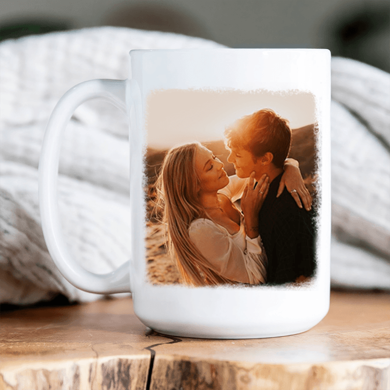 Custom Photo Mug - I Love You For Who You Are - Personalized Gift For Boyfriend/Him/Husband Anniversary, Valentine, Birthday